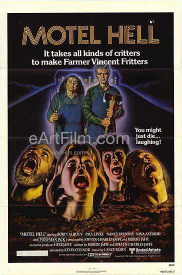 eArtFilm.com U.S One Sheet (27"x41") Motel Hell 1980 27x41 Original Movie Poster-Horror