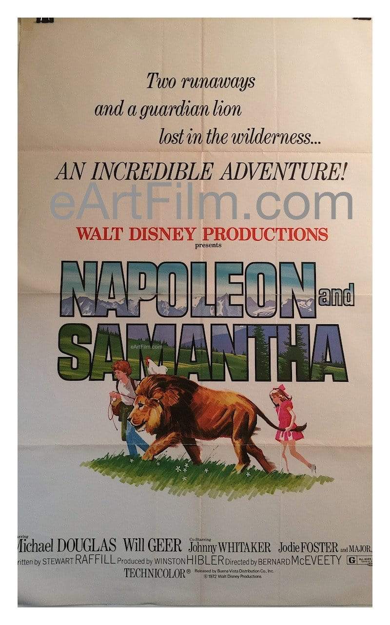 eArtFilm.com U.S One Sheet (27"x41") Napoleon and Samantha 1972 27x41 One Sheet United States