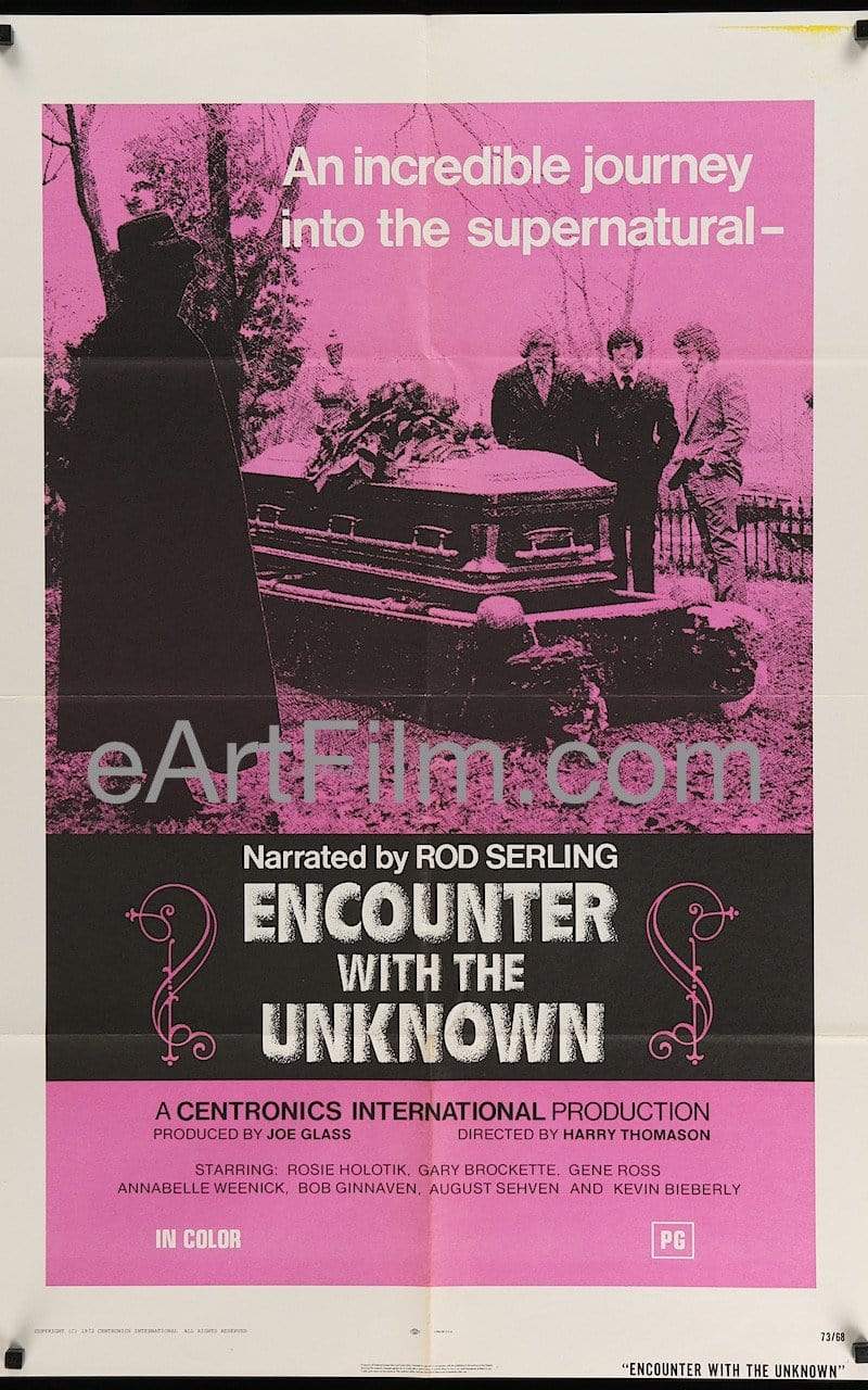 eArtFilm.com U.S One Sheet (27"x41")-Original-Vintage-Movie-Poster Encounter With The Unknown 1973 27x41 Original U.S One Sheet