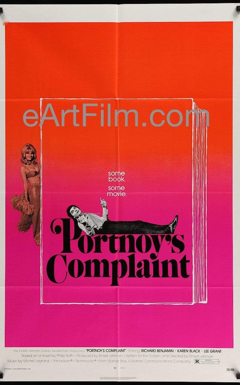 eArtFilm.com U.S One Sheet (27"x41") Portnoy's Complaint 1972 27x41 One Sheet United States