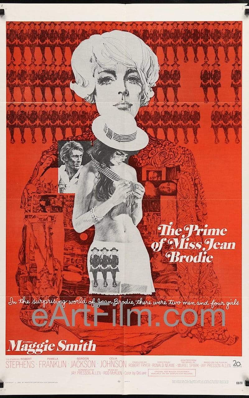 eArtFilm.com U.S One Sheet (27"x41") Prime Of Miss Jean Brodie, The 1969 27x41 One Sheet United States