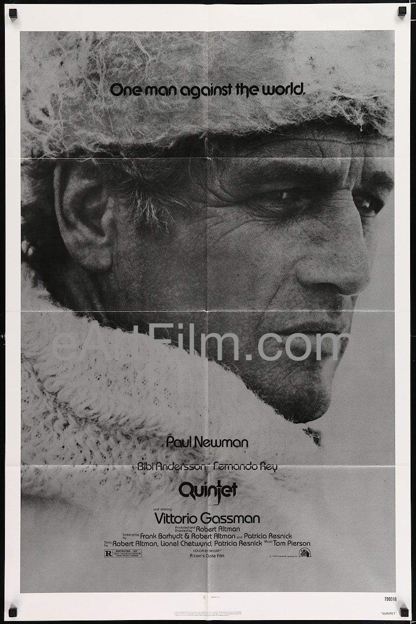 eArtFilm.com U.S One Sheet (27"x41") Quintet-1979-27x41-Paul Newman-Bibi Andersson-Vintage Movie Poster