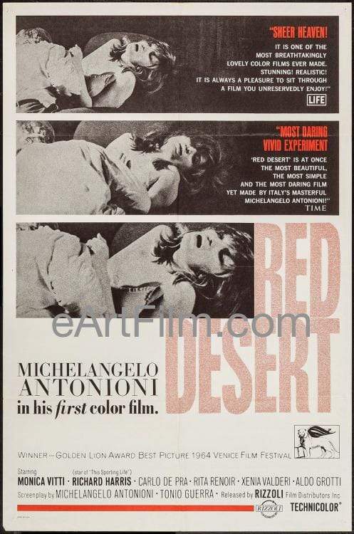 eArtFilm.com U.S One Sheet (27"x41") Red Desert-Il Deserto Rosso-1964-27x41-Michelangelo Antonioni-Monica Vitti