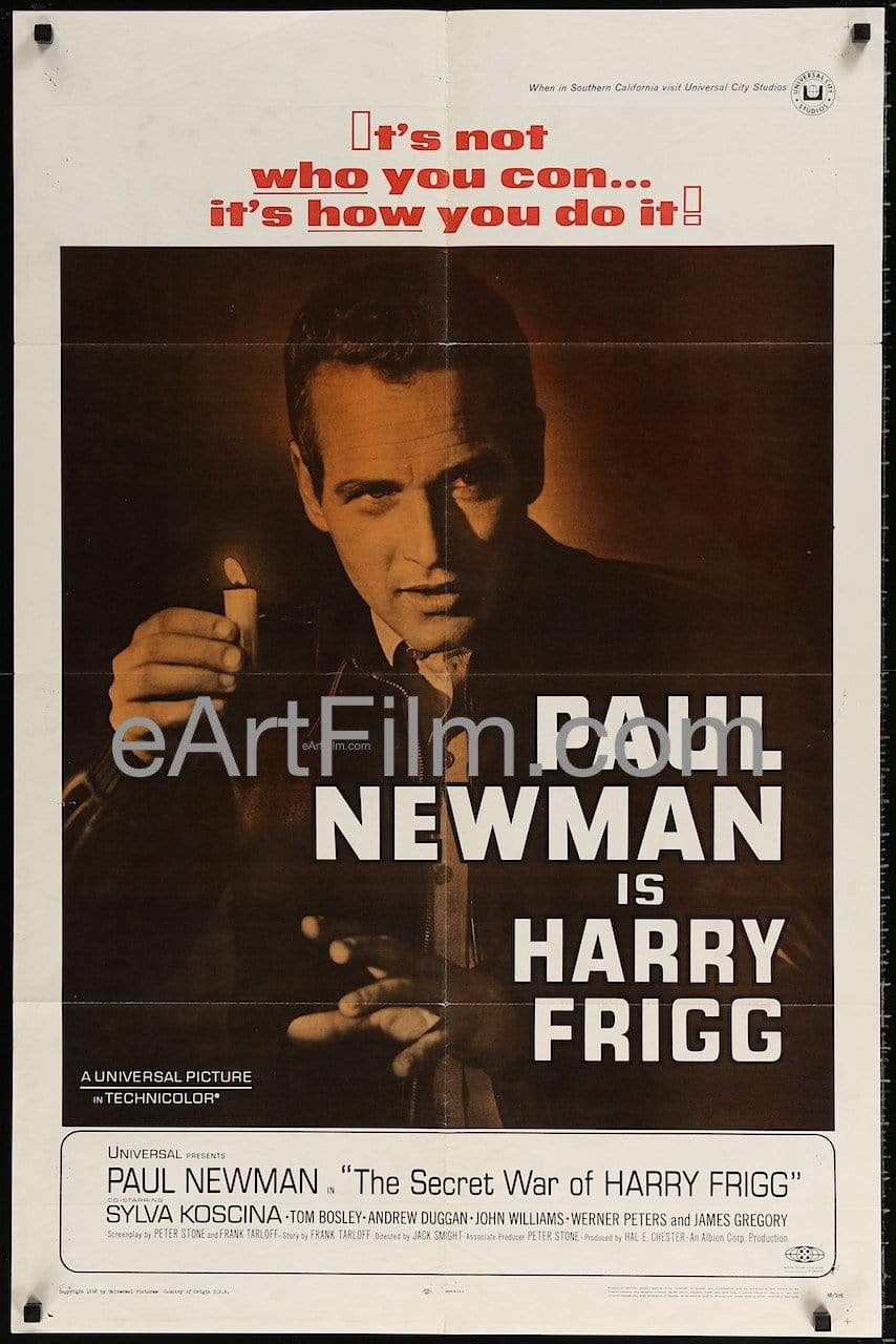 eArtFilm.com U.S One Sheet (27"x41") Secret War of Harry Frigg-1968-27x41-Paul Newman