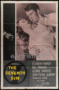 eArtFilm.com U.S One Sheet (27"x41") Seventh Sin-Eleanor Parker-Bill Travers-George Sanders-Jean-Pierre Aumont-1957-27x41