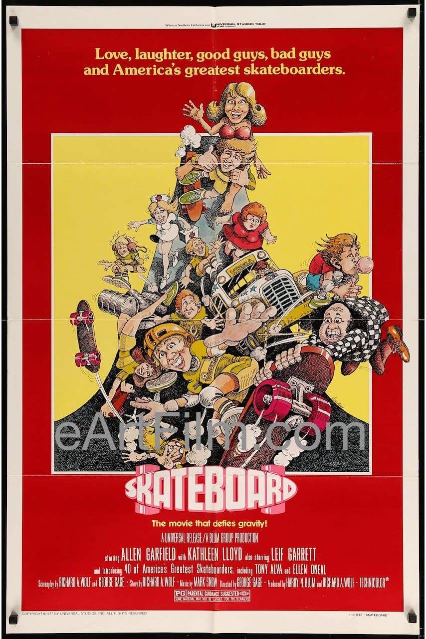 eArtFilm.com U.S One Sheet (27'x41) Skateboard-1978-27x41-Leif Garrett-Allen Garfield-Kathleen Lloyd