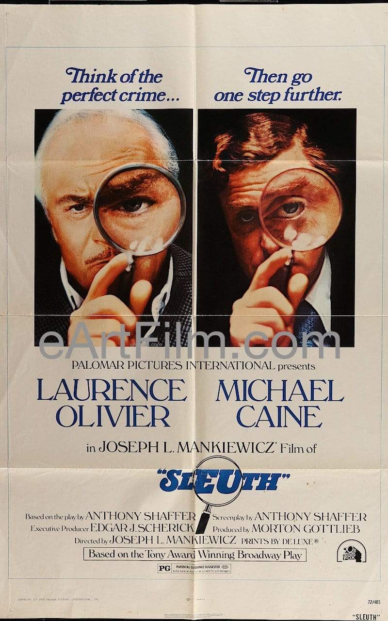 eArtFilm.com U.S One Sheet (27"x41") Sleuth 1972 27x41 One Sheet United States