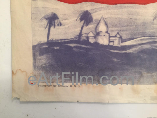 eArtFilm.com U.S One Sheet (27"x41") Son Of The Sheik original movie poster R38 Rudolph Valentino 27x41