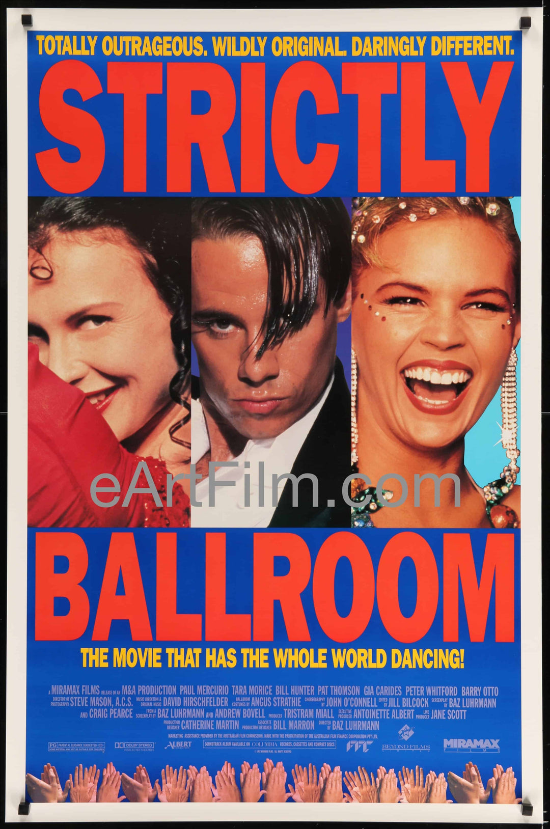 eArtFilm.com U.S One Sheet (27"x41") Strictly Ballroom-Baz Luhrmann-Paul Mercurio-Tara Morice-Gia Carides-27x41-1992