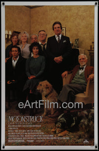 Moonstruck-Cher-Danny Aiello-Olympia Dukakis-Vincent Gardenia-1987-27x41-Style B