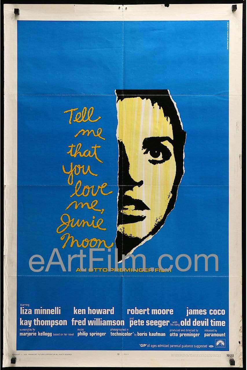 eArtFilm.com U.S One Sheet (27"x41") Tell Me That You Love Me Junie Moon-1970-27x41-Liza Minnelli-Otto Preminger