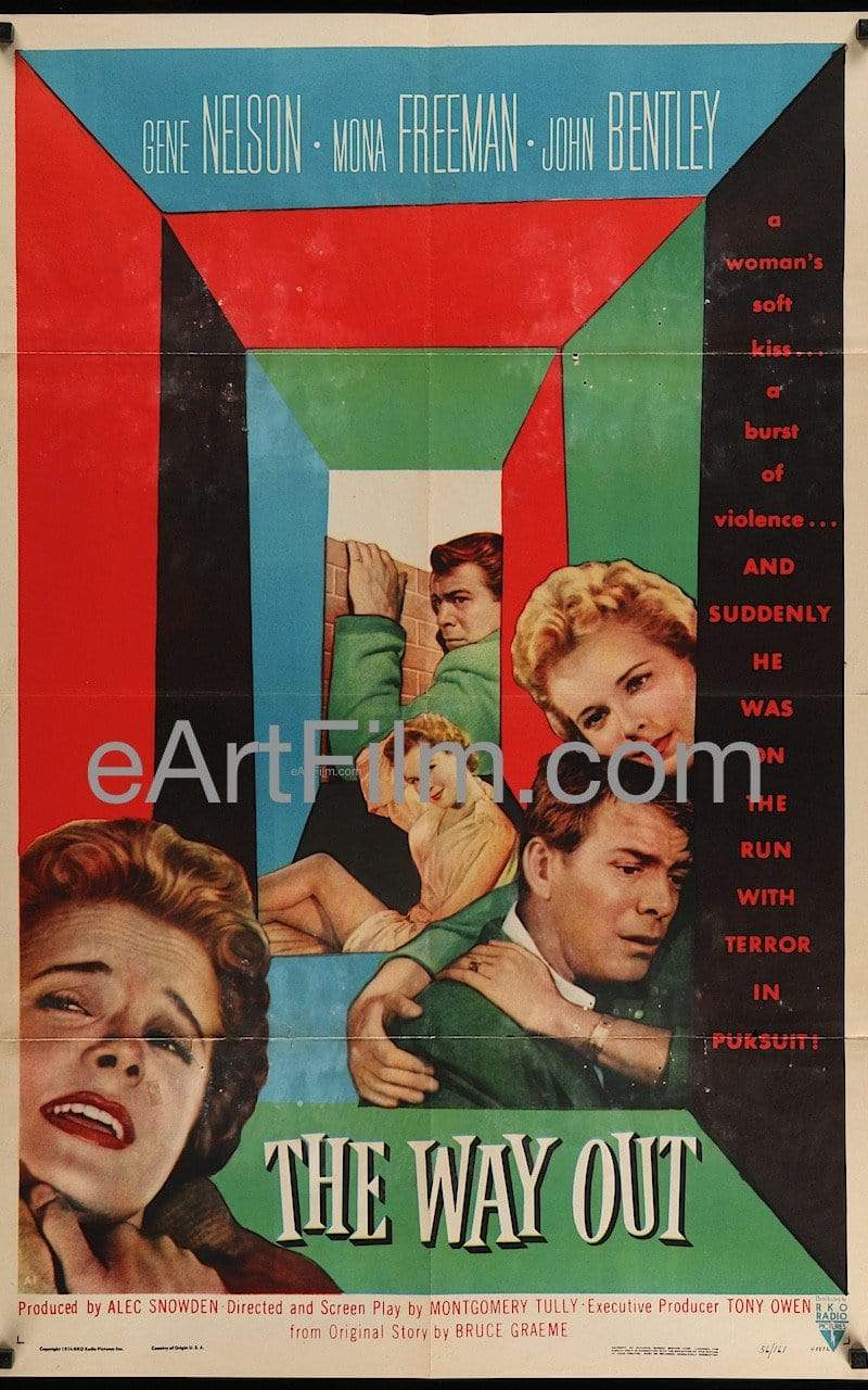 eArtFilm.com U.S One Sheet (27"x41") Way Out, The 1956 27x41 One Sheet United States