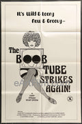eArtFilm.com U.S One Sheet (27"x41") "X" Rated Boob Tube Strikes Again-1977 Comedy Sexploitation-27x41-X rating