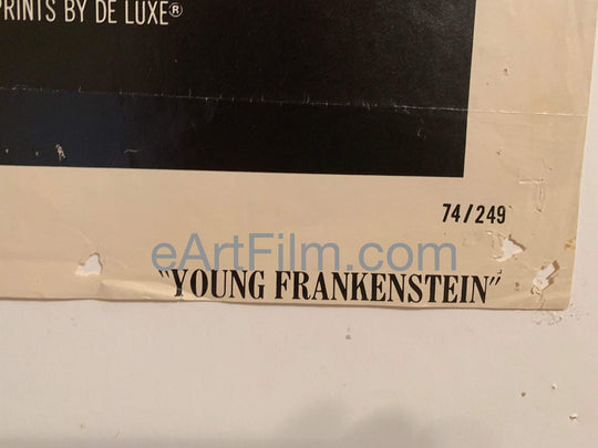 eArtFilm.com U.S One Sheet (27"x41") Young Frankenstein vintage movie poster Mel Brooks 1974 horror parody classic 27x41
