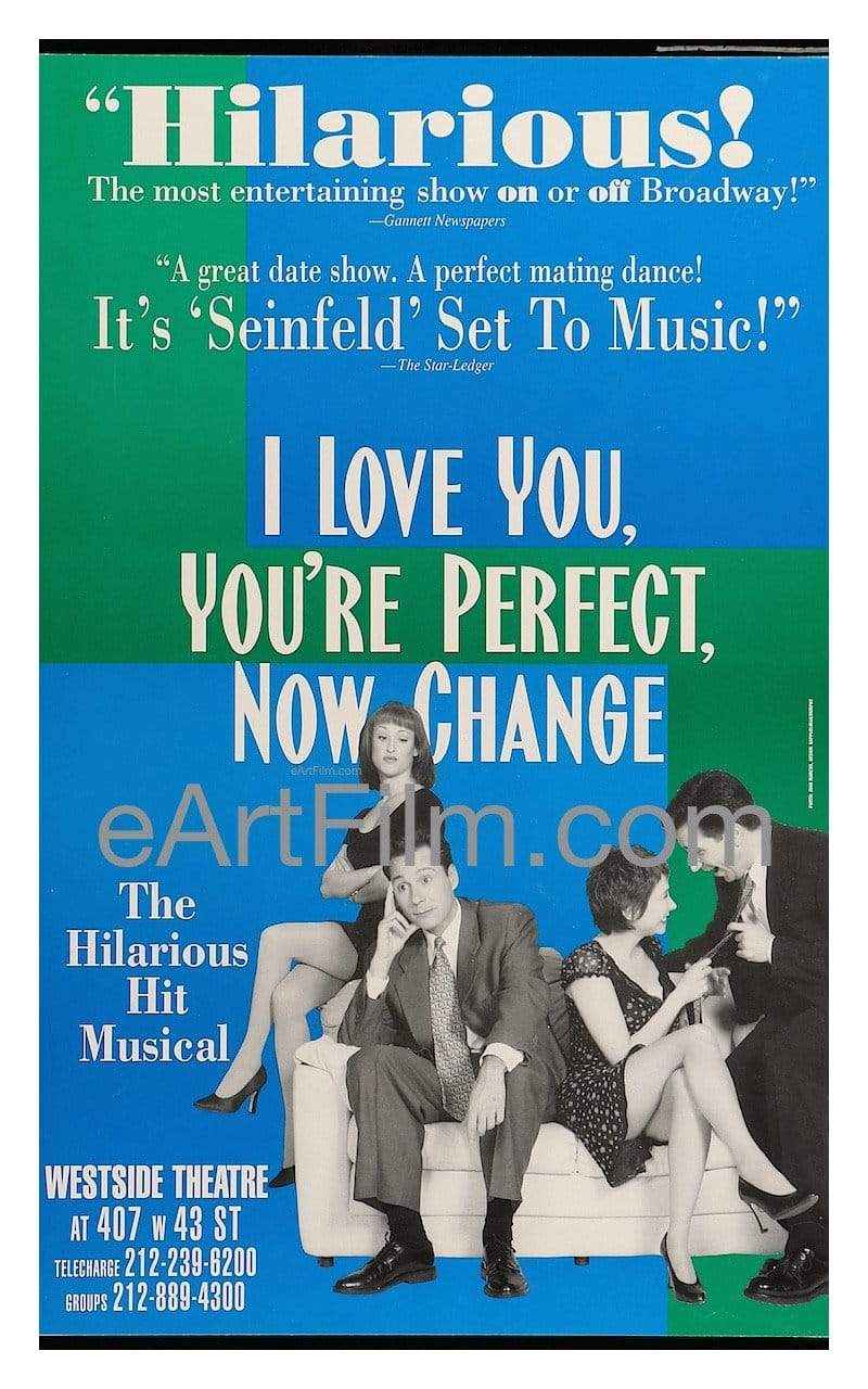 eArtFilm.com U.S Window Card (14"x22") I Love You, You're Perfect, Now Change (1996) 14x22 U.S Window Card