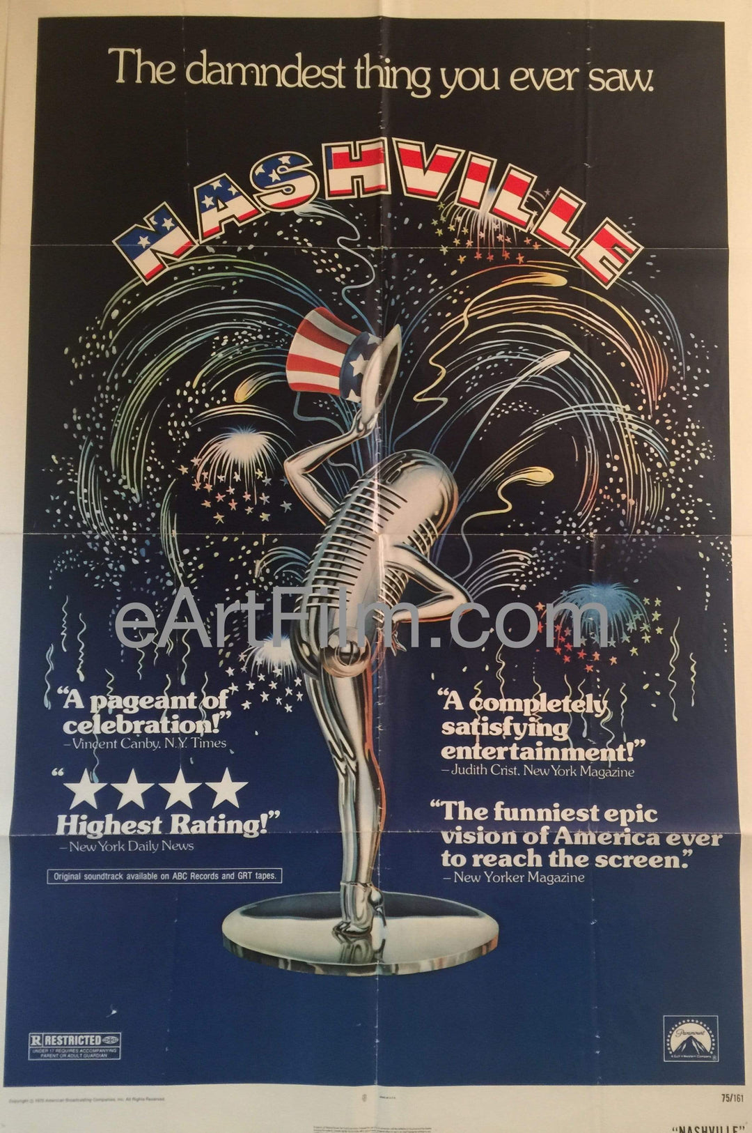 eArt/Film US One Sheet Nashville-1974-27x41-Keith Carradine-Geraldine Chaplin-Scott Glenn